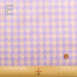 Made in China T/C Seersucker Printed Fabric - Fairy Check (Large) - nomura tailor
