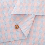 Made in China T/C Seersucker Printed Fabric - Fairy Check (Large) - nomura tailor