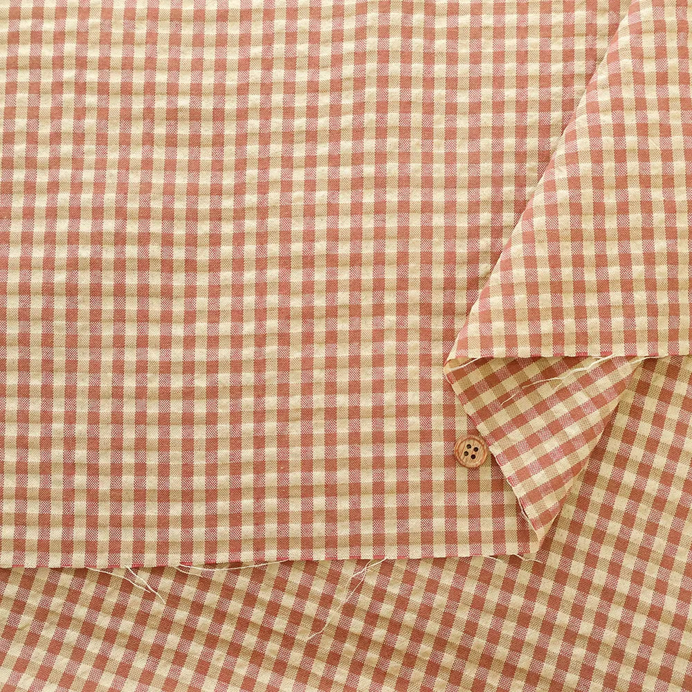 Made in China T/Cサッカー先染チェック生地（小） - nomura tailor