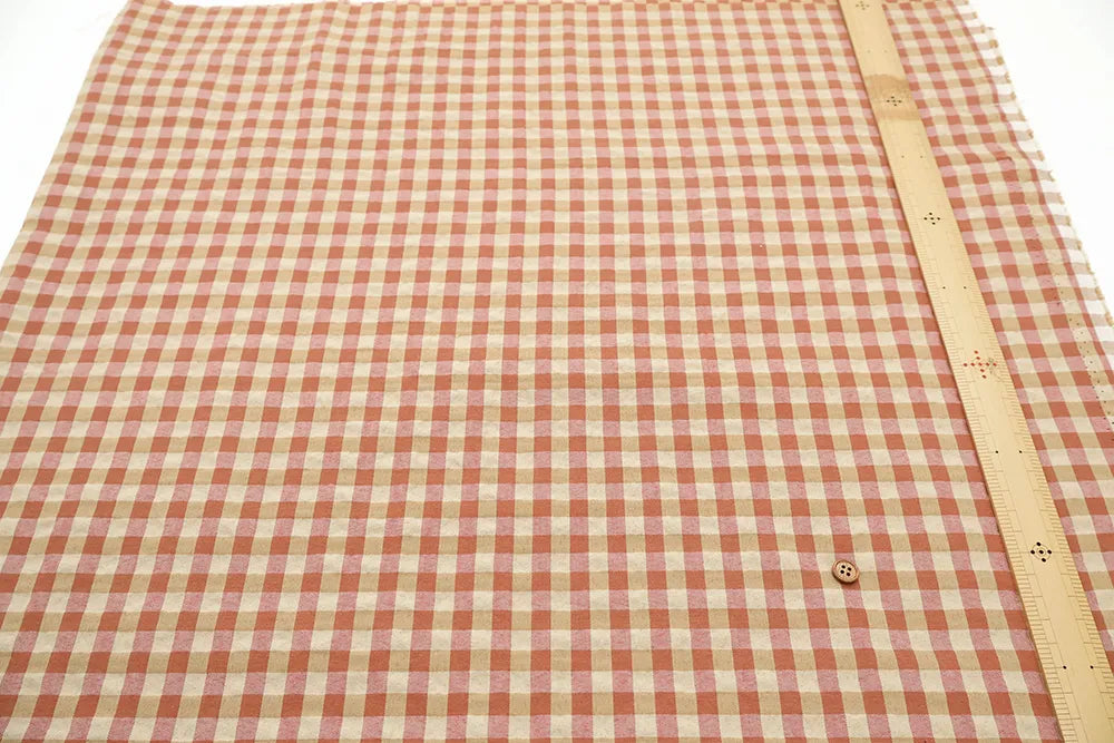Made in China T/C Seersucker Yarn-Dyed Check Fabric - nomura tailor