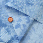 Cotton Seating Printed Fabric Tie-dye and Stitching - nomura tailor