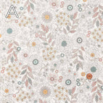 Cotton care printed fabric Joli bouguet Flower - nomura tailor