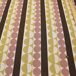 C/L Canvas Printed Fabric Circles and Stripes - nomura tailor