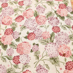 C/L Canvas Printed Fabric Hydrangea - nomura tailor