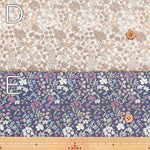 Cotton broadcloth printed fabric Flower - nomura tailor