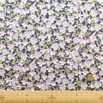 Cotton Broad Printed Fabric - Viola - nomura tailor