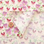 Cotton Broad Printed Fabric - Viola - nomura tailor
