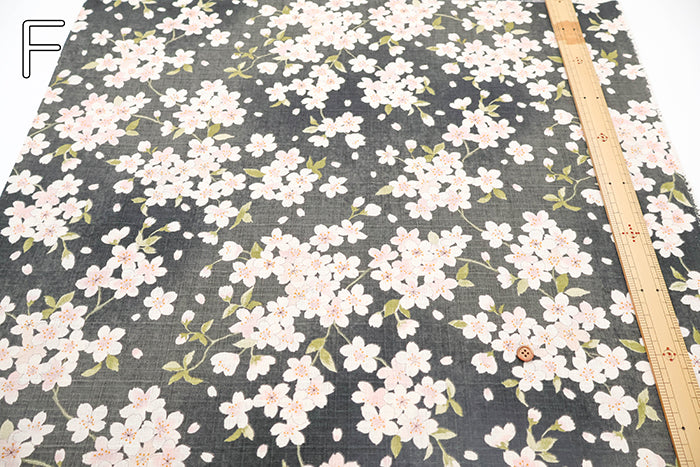 Cotton Southern Cross Printed Fabric - Cherry Blossoms - nomura tailor