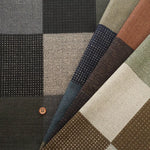 Cotton Southern Cross Printed Fabric - Kasuri Plaid - nomura tailor