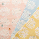 Cotton Double Gauze Printed Fabric - Popcorns - nomura tailor