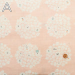 Cotton Double Gauze Printed Fabric - Popcorns - nomura tailor