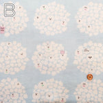 Cotton Double Gauze Printed Fabric - Popcorns - nomura tailor