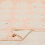 Cotton Double Gauze Printed Fabric - Popcorns - nomura tailor