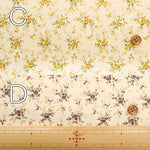 Cotton Broad Printed Fabric - Posy - nomura tailor