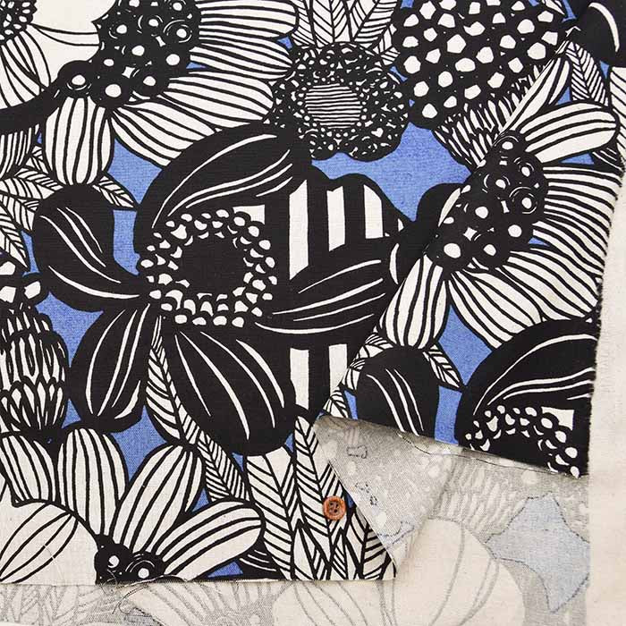 C/L Canvas Printed Fabric Art Flower - nomura tailor