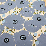 C/L Canvas Print Fabric - Poppy - nomura tailor