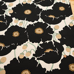 C/L Canvas Print Fabric - Poppy - nomura tailor