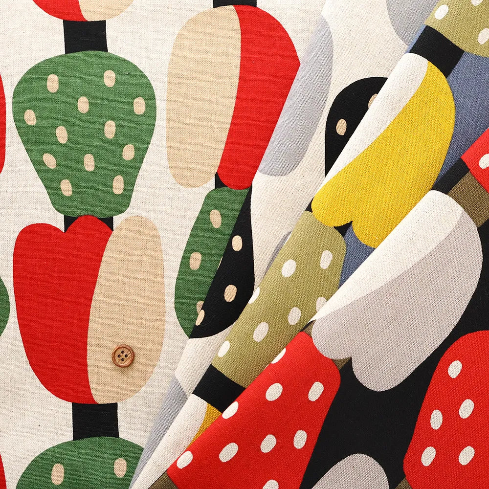 C/L Canvas Printed Fabric チューベリー - nomura tailor