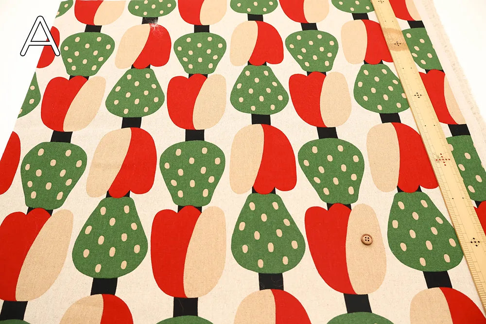 C/L Canvas Printed Fabric チューベリー - nomura tailor
