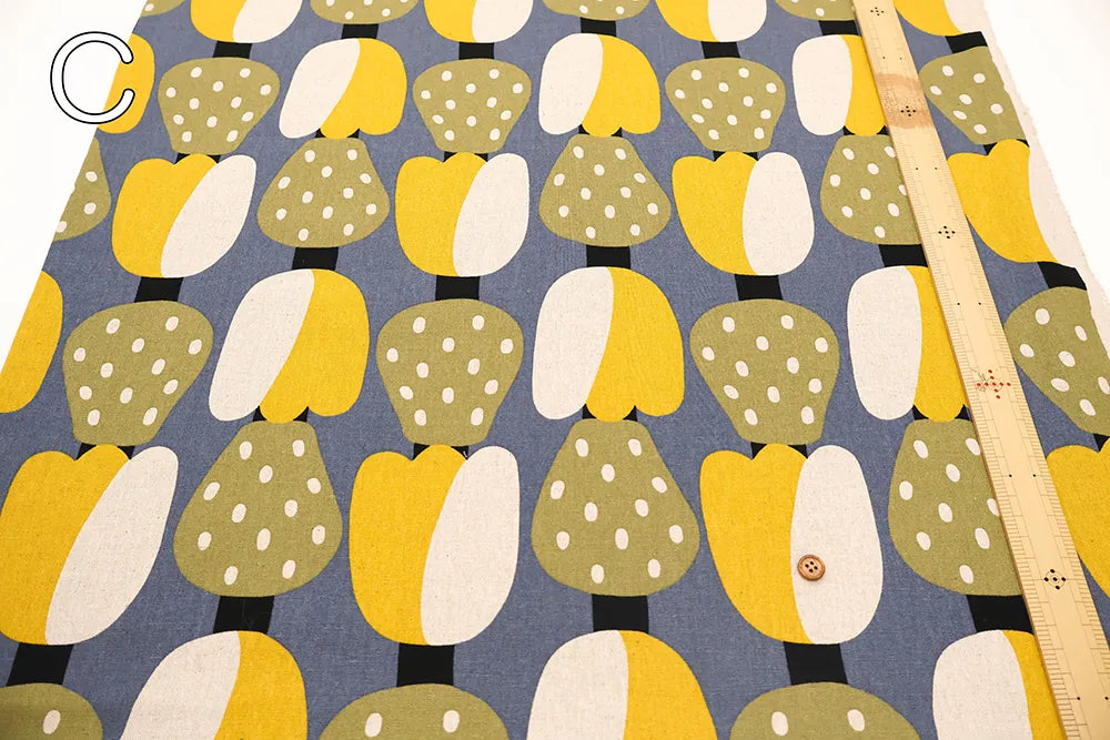 C/L Canvas Printed Fabric チューベリー - nomura tailor