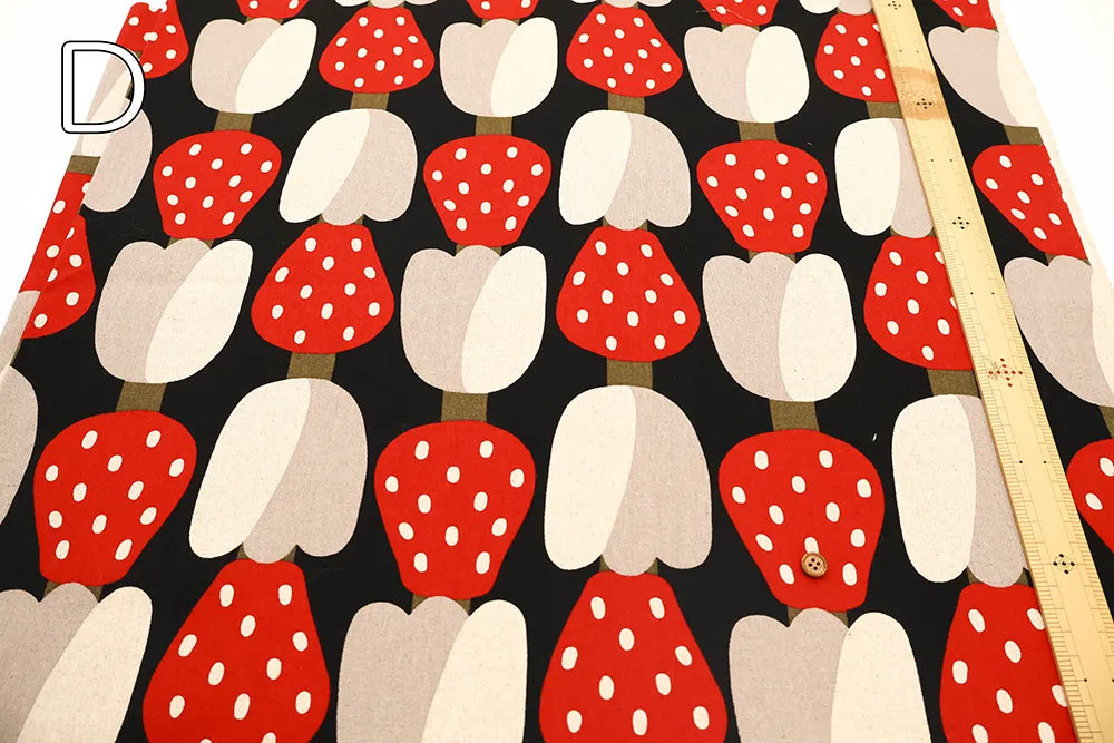 C/L Canvas Printed Fabric チューベリー - nomura tailor