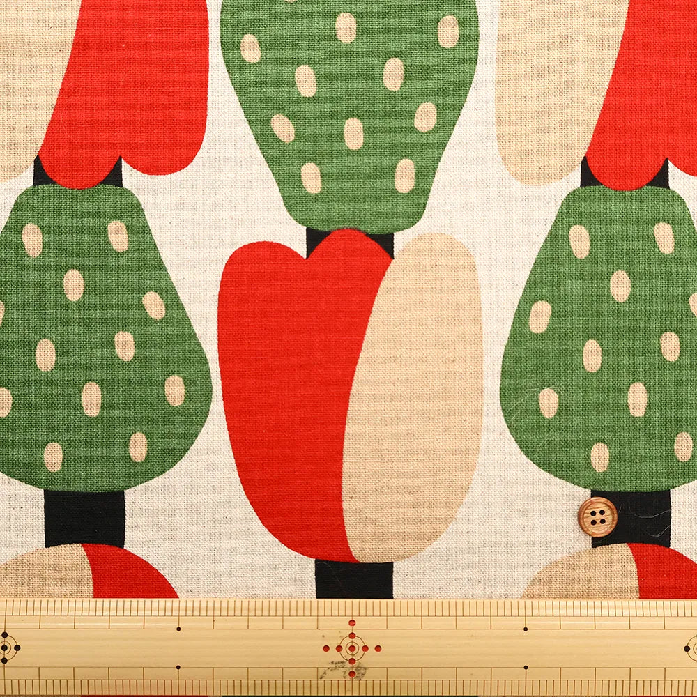 C/L Canvas Printed Fabric チューベリー - nomura tailor