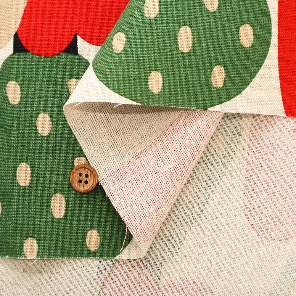 C/L Canvas Printed Fabric チューベリー - nomura tailor