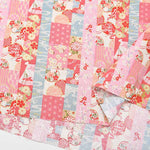 Cotton dobby print fabric Lame patchwork - nomura tailor