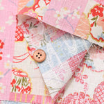 Cotton dobby print fabric Lame patchwork - nomura tailor