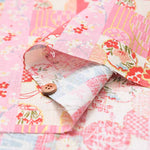 Cotton dobby print fabric Lame patchwork - nomura tailor