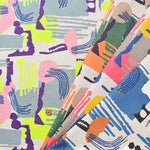 C/L Canvas Fluorescent Printed Fabric Block - nomura tailor