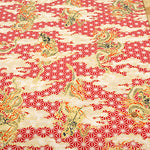 Cotton Dobby Lame (Glitter) Printed Fabric - Dragon - nomura tailor
