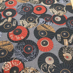 Cotton Dobby Printed Fabric - Umbrella Pattern - nomura tailor