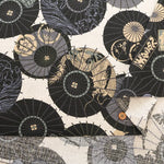 Cotton Dobby Printed Fabric - Umbrella Pattern - nomura tailor