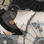 Cotton Dobby Printed Fabric - Umbrella Pattern - nomura tailor