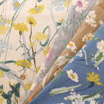 C/L Sheeting Printed Fabric - Flowers - nomura tailor
