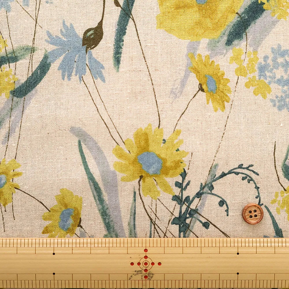 C/L Sheeting Printed Fabric - Flowers - nomura tailor