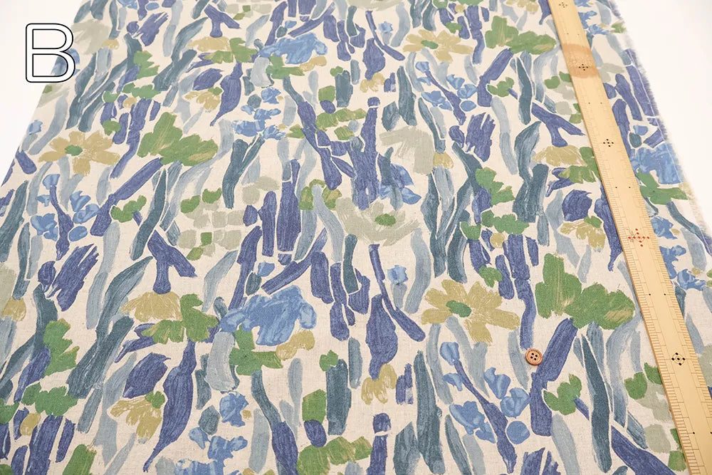 C/L Sheeting Printed Fabric - Flowers - nomura tailor