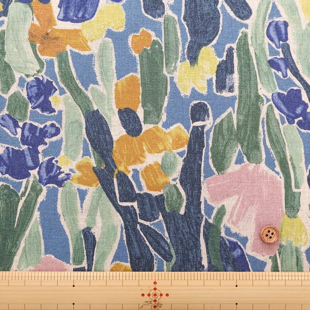 C/L Sheeting Printed Fabric - Flowers - nomura tailor
