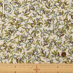 C/L Sheeting Printed Fabric Air-tumbled Olive - nomura tailor