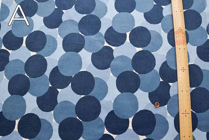 Cotton shirt call print fabric Polka dots - nomura tailor