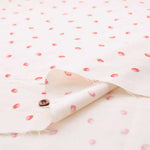 Cotton double gauze print fabric Strawberry - nomura tailor