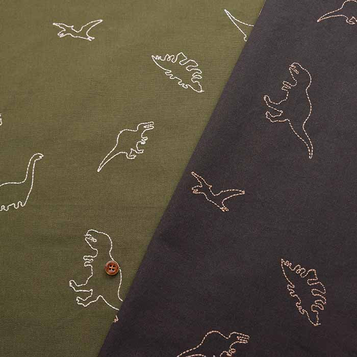 Made in China Cotton Ox Embroidery Fabric Kyoryu - nomura tailor