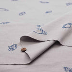 Cotton Ox Embroidery Fabric Space made in China - nomura tailor