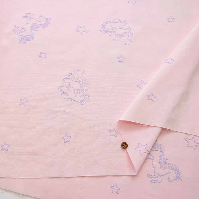 Cotton Ox Embroidery Fabric Unicorn Made in China - nomura tailor