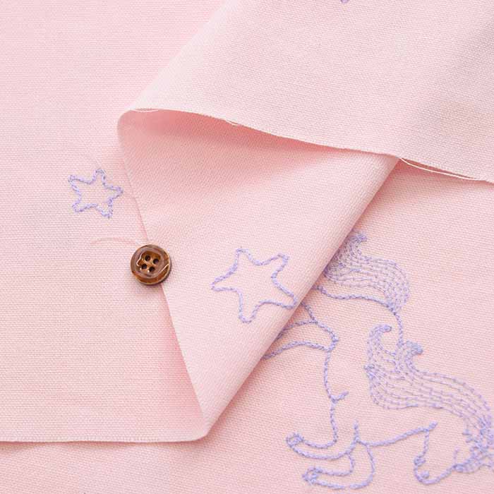 Cotton Ox Embroidery Fabric Unicorn Made in China - nomura tailor