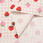 Cotton Ox Printed Fabric Strawberry - nomura tailor