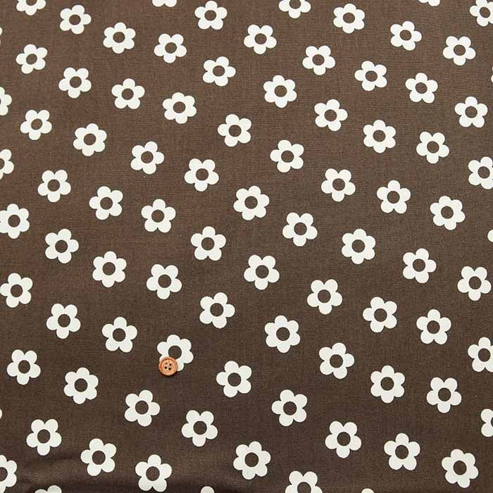 Cotton Ox Printed Fabric Daisy - nomura tailor