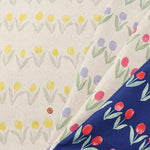 C/L Canvas Printed Fabric Tulip - nomura tailor