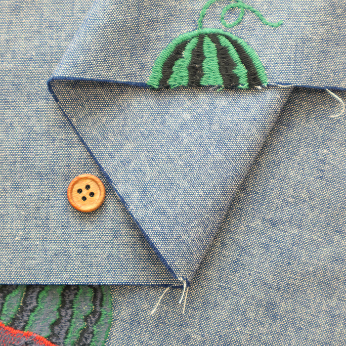 Made in China Cotton Sheeting Embroidered Fabric - Watermelon - nomura tailor